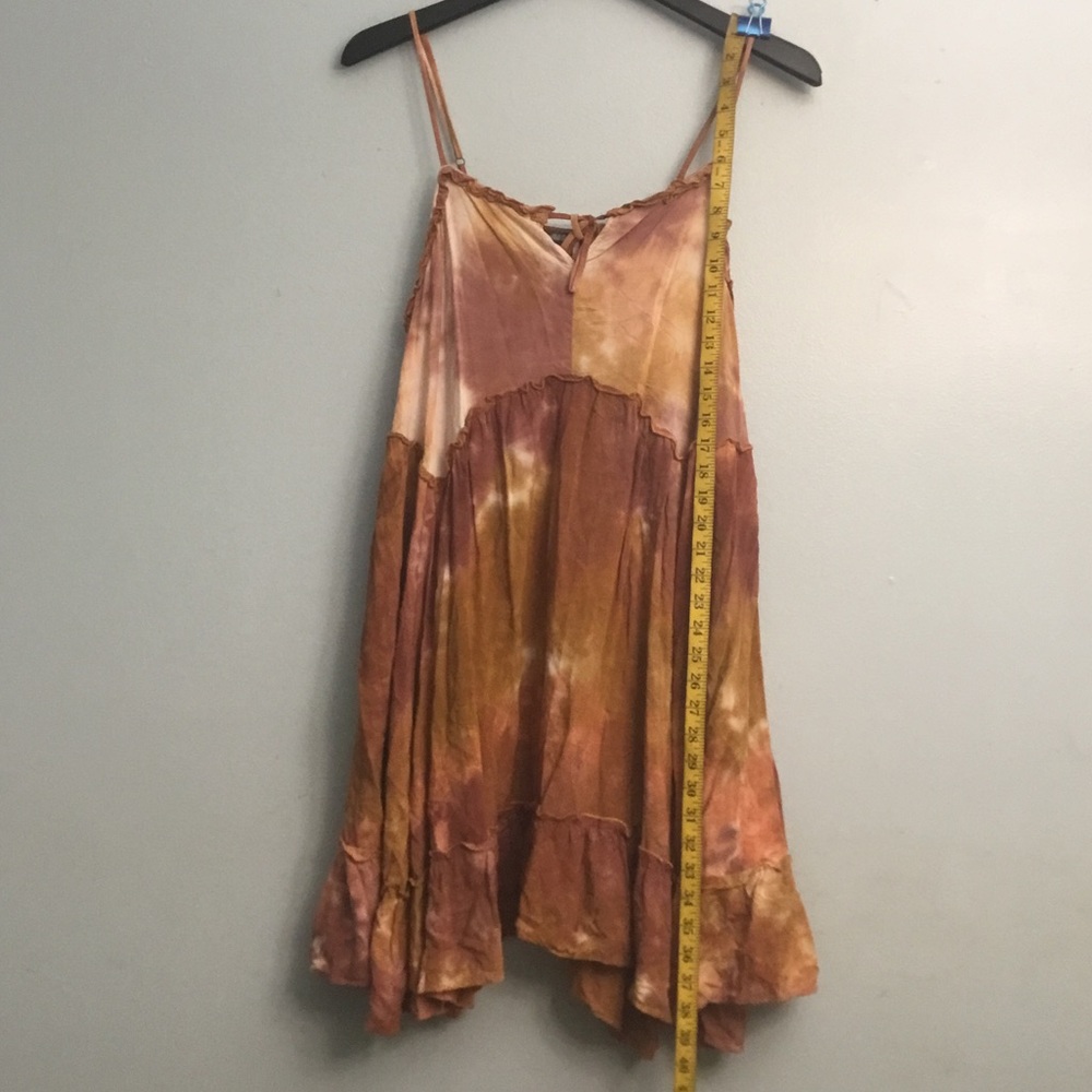 Wild Fable Tie-Dye Dress in Earthy Tones